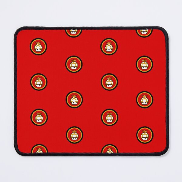 Item preview, Super Golden Mushroom! Pixelated! (on Red) designed and sold by epinkb.
