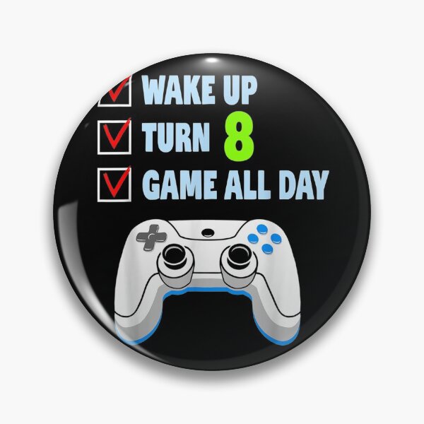 Item preview, 8 Years Old Boy Gamer Birthday Party 8th Birthday designed and sold by JasonNathaya.