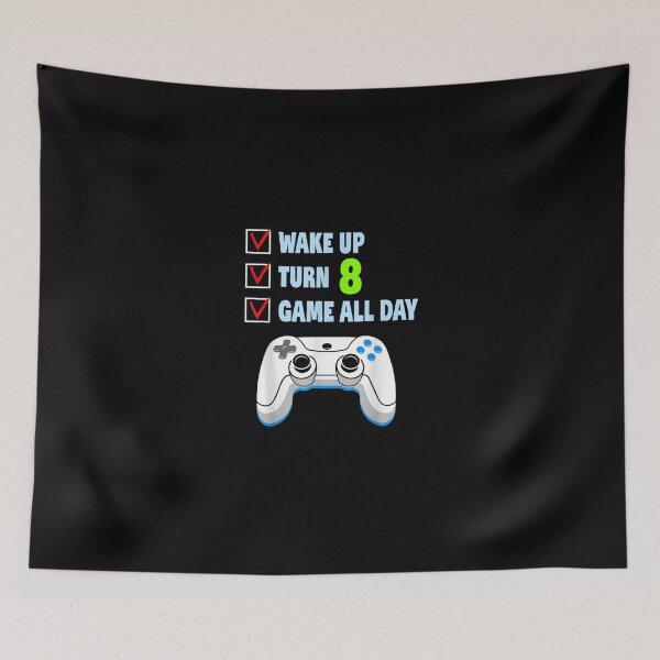 Item preview, 8 Years Old Boy Gamer Birthday Party 8th Birthday designed and sold by JasonNathaya.