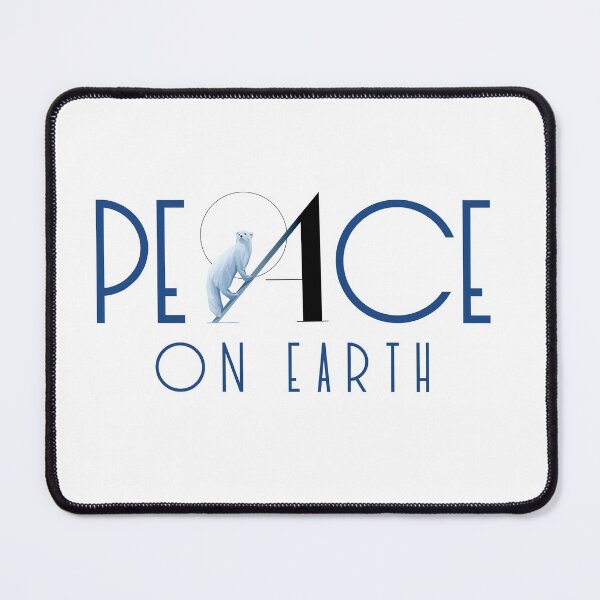 Item preview, Peace on Earth with Arctic Fox Font designed and sold by TheCurators.