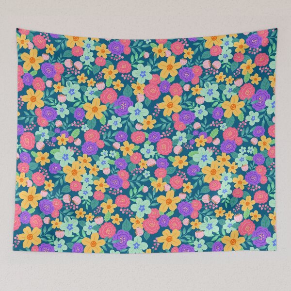 Item preview, colorful blooming flowers designed and sold by Herlina Widyastuti.