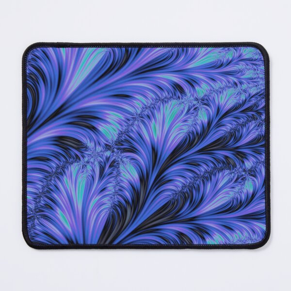 Item preview, Feathery Fun (Blue) | Classy Fractal Art designed and sold by JillyJ05.