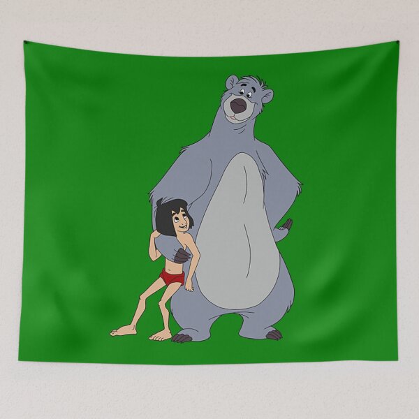 Item preview, Baloo and Mowgli  designed and sold by Valentino202x.