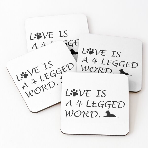 Item preview, Love is A 4 Legged Word, Dog Puppy designed and sold by CJC Designs.