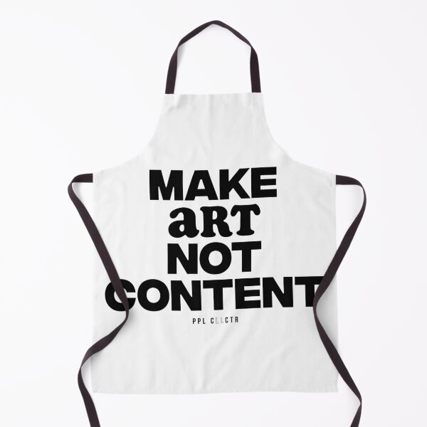 Item preview, Make ART not Content (black) designed and sold by arowefilms.