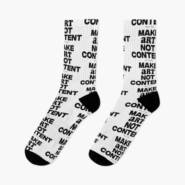 Item preview, Make ART not Content (black) designed and sold by arowefilms.