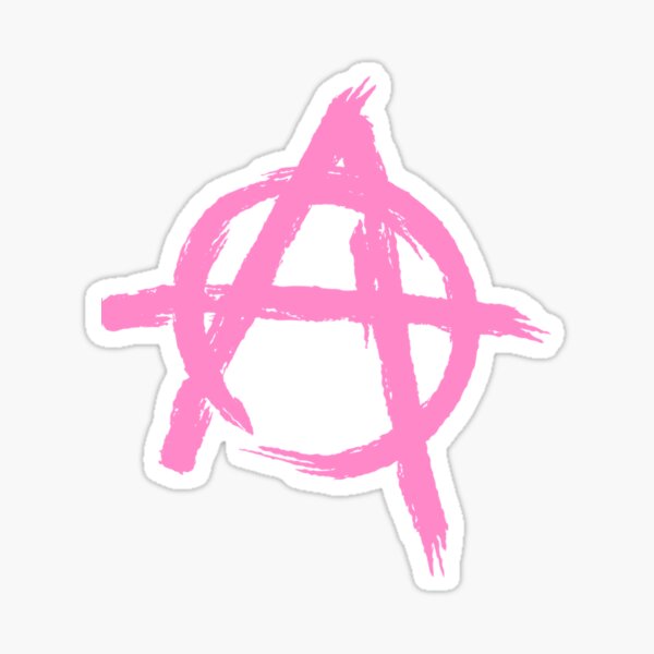 Pink Anarchy Sticker