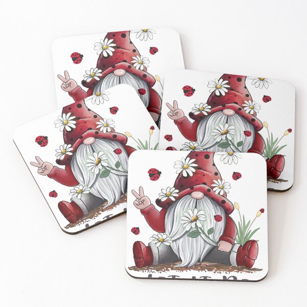 Item preview, Let It Be Daisy Gnome Flowers Ladybugs designed and sold by lucilleashah21.