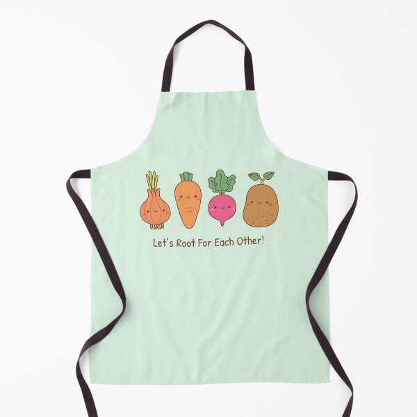 Item preview, Vegetables Lets Root For Each Other Positive Pun designed and sold by rustydoodle.
