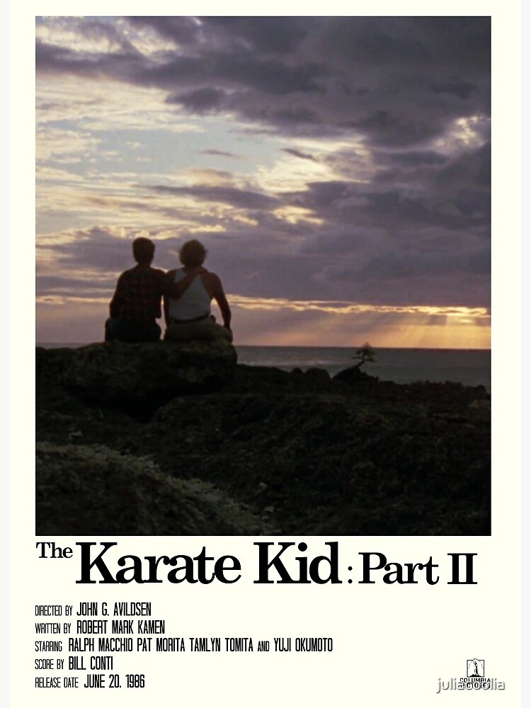 The Karate Kid Part 2 - "Fatherhood" Fan Poster Art Board Print