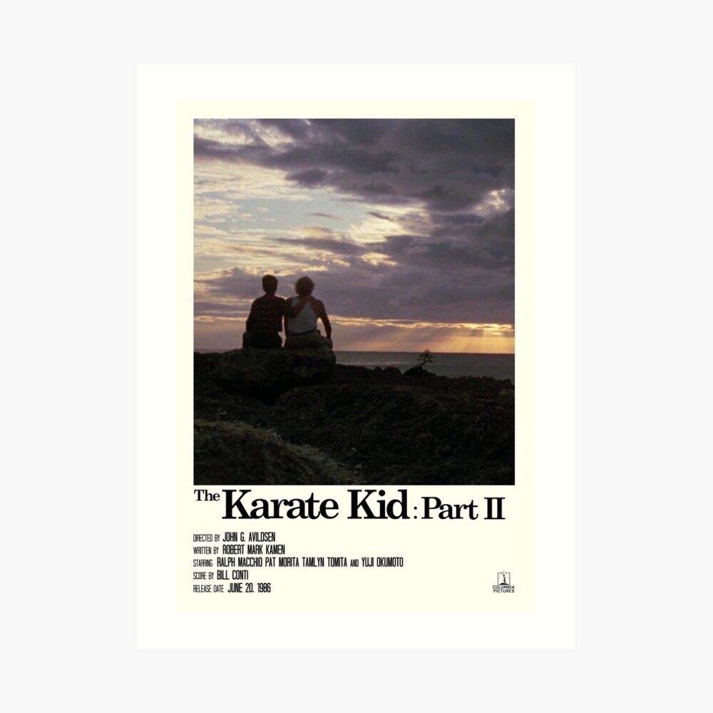 The Karate Kid Part 2 - "Fatherhood" Fan Poster Art Board Print