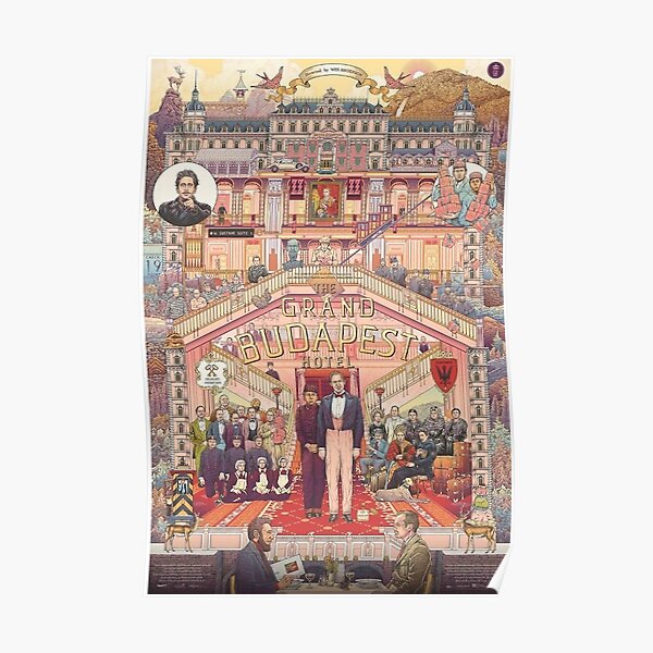 Le Grand Budapest Hotel (Siège) Poster