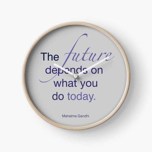 Item preview, Mahatma Gandhi - The future depends on what you do today. designed and sold by TheCurators.