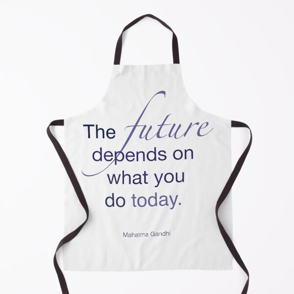 Item preview, Mahatma Gandhi - The future depends on what you do today. designed and sold by TheCurators.