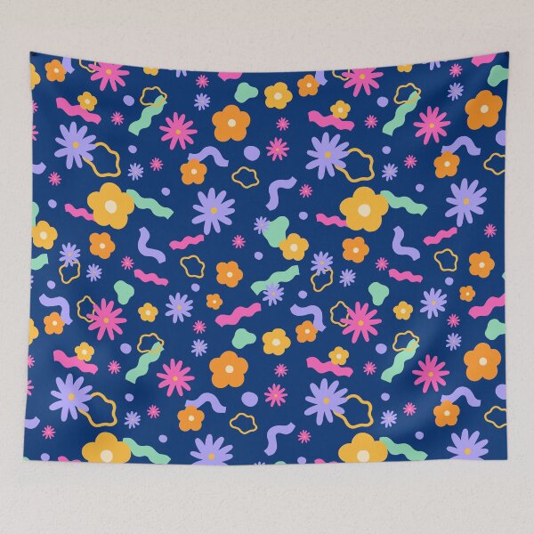 Item preview, Colorful and Playful Abstract Floral designed and sold by Herlina Widyastuti.