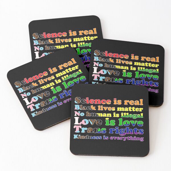 Item preview, Progress Pride Flag Science is real Black lives matter Love is love Trans rights designed and sold by NYXFN.