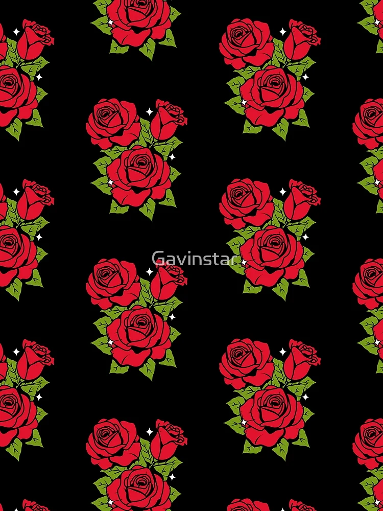 Thumbnail 3 of 3, Scarf, Red Roses designed and sold by Gavinstar.