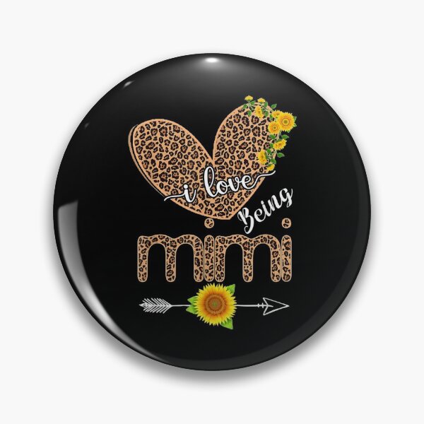 Item preview,  Love Being Mimi Sunflower Leopard Hippie Mothers Day designed and sold by bessiey23.