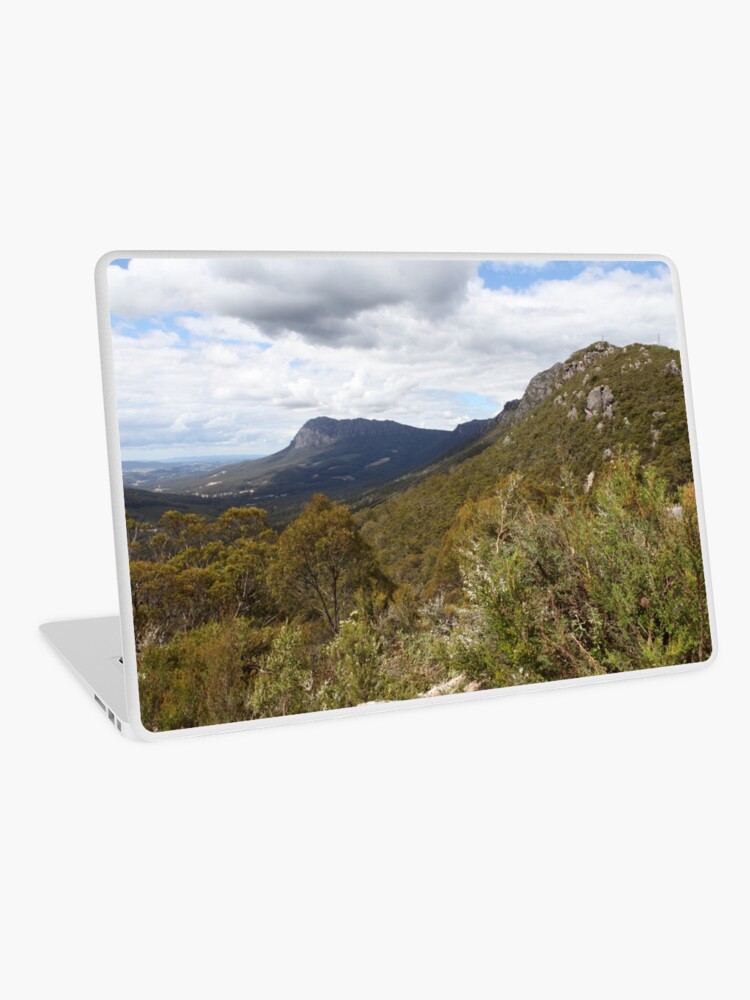 Thumbnail 1 of 2, Laptop Skin, Afternoon Light on Mount Roland designed and sold by huntva.