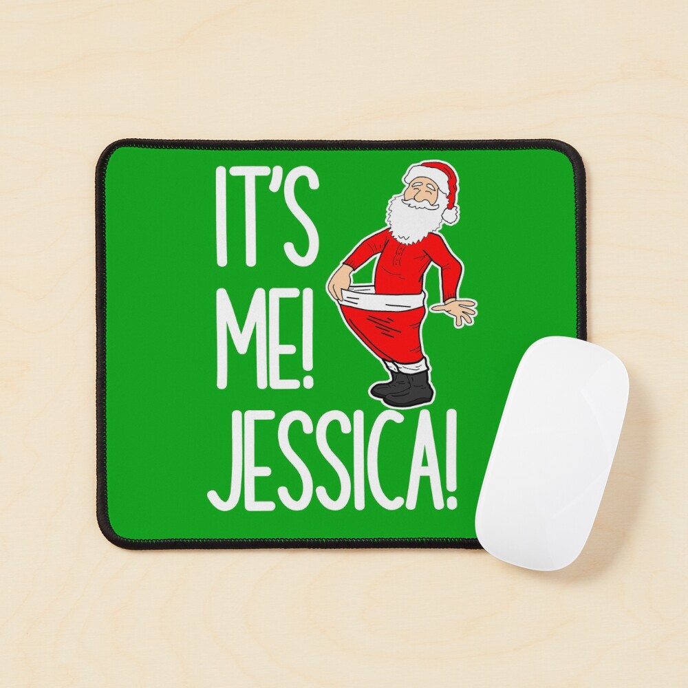 It's me Jessica hilarious meme movie santa Christmas holiday Xmas funny  December winter eve  Canvas Print for Sale by tiffanator606 | Redbubble