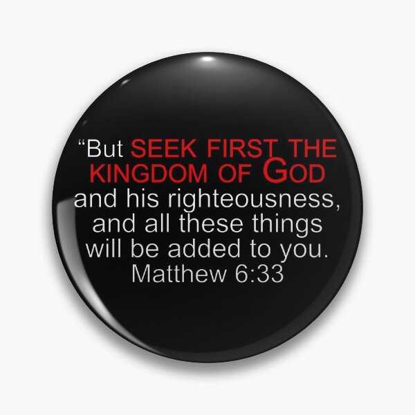Item preview, Matthew 6:33 designed and sold by WBEM.