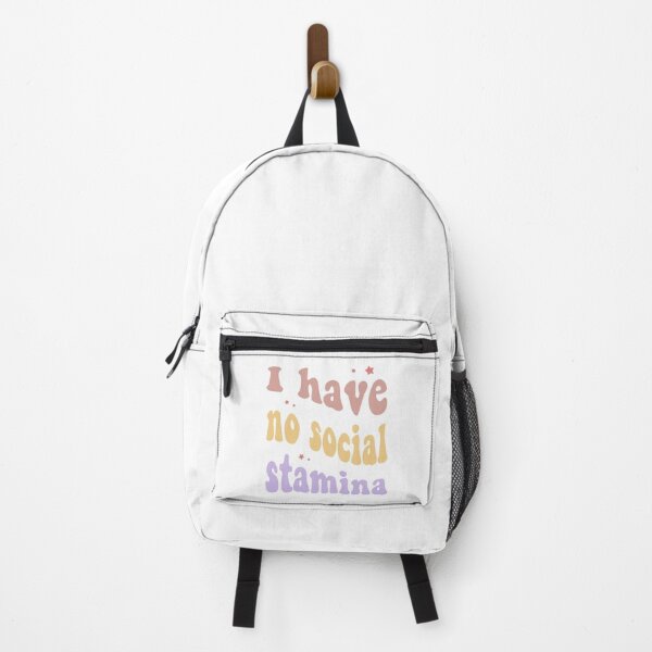 Item preview, I have no social stamina typography designed and sold by Morcawork.
