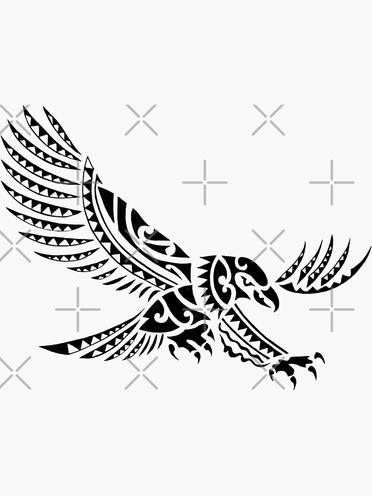 Reserve A Data American Eagle Maori Style Tattoo Ideia Tribal