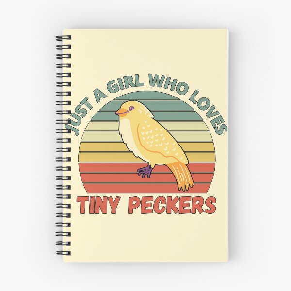 Item preview, Just A Girl Who Loves Tiny Peckers Retro Sunset designed and sold by Meek-Anime.