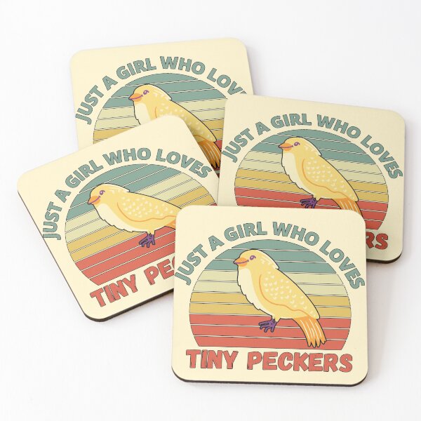 Item preview, Just A Girl Who Loves Tiny Peckers Retro Sunset designed and sold by Meek-Anime.