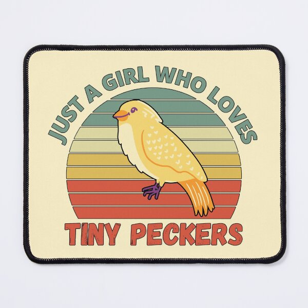Item preview, Just A Girl Who Loves Tiny Peckers Retro Sunset designed and sold by Meek-Anime.