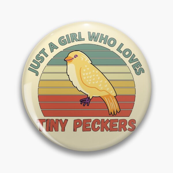 Item preview, Just A Girl Who Loves Tiny Peckers Retro Sunset designed and sold by Meek-Anime.
