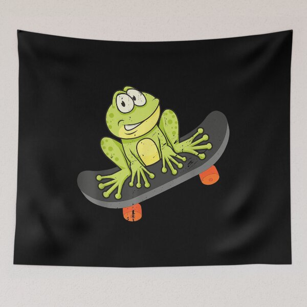 Item preview,  Frog Skateboard Distressed Skater designed and sold by paudels.