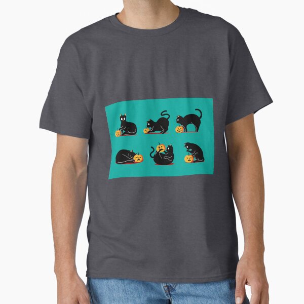 Black Cat Halloween Classic T-Shirt