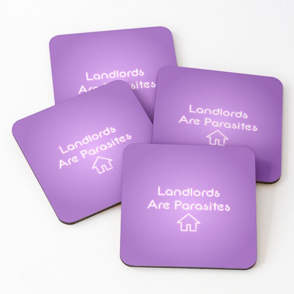 Item preview, Landlords Are Parasites - Housing Neon Sign designed and sold by Picket Club.