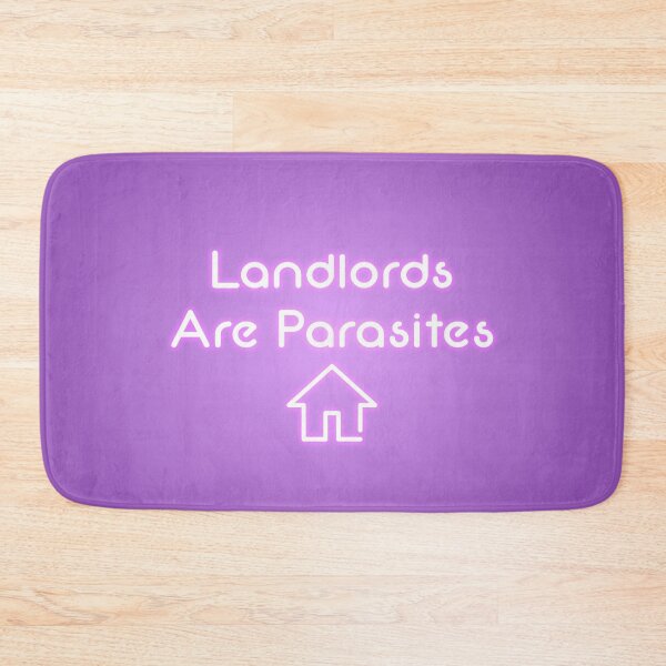Item preview, Landlords Are Parasites - Housing Neon Sign designed and sold by Picket Club.