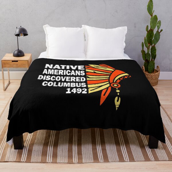 Item preview, Native Americans Discovered Columbus 1492 designed and sold by Jackwidforss.