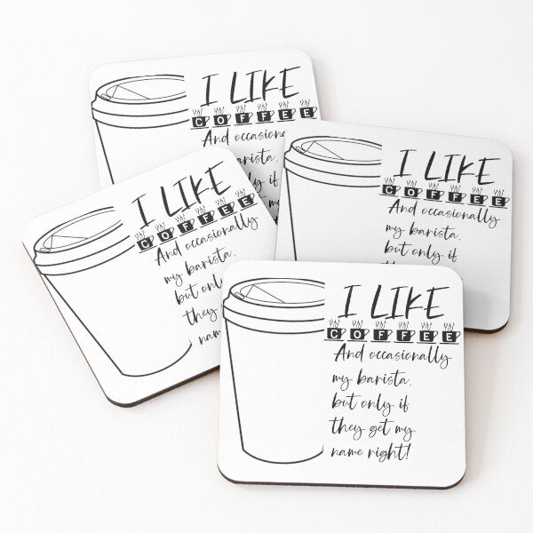 Item preview, I like coffee and occasionally my barista designed and sold by Kashear.