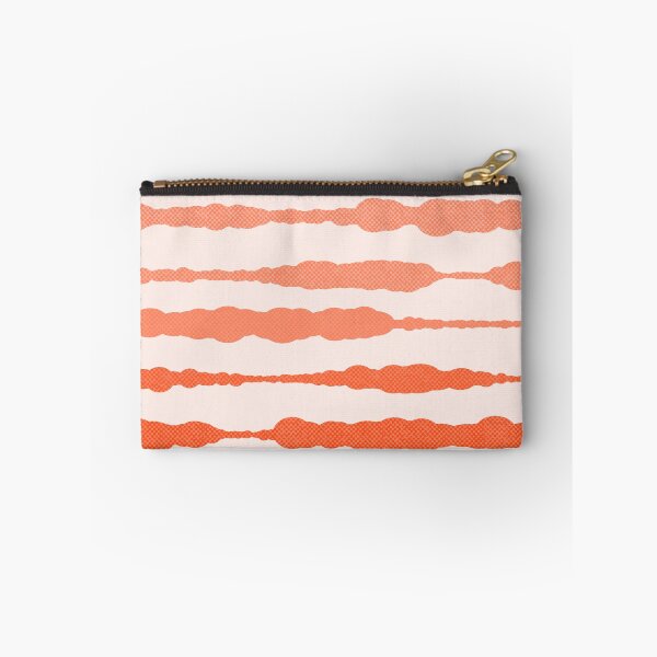 Item preview, Textured Macrame Stripes Gradient Pattern in Coral Orange designed and sold by kierkegaard.