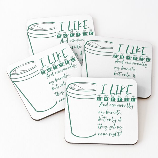 Item preview, I like coffee and occasionally my barista designed and sold by Kashear.