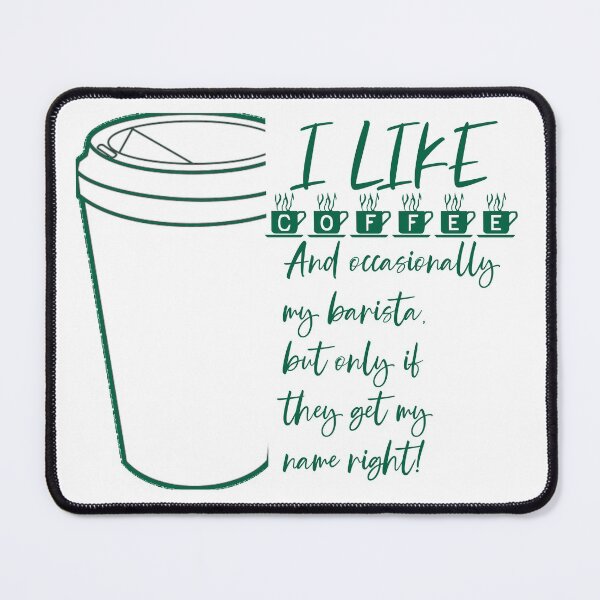 Item preview, I like coffee and occasionally my barista designed and sold by Kashear.