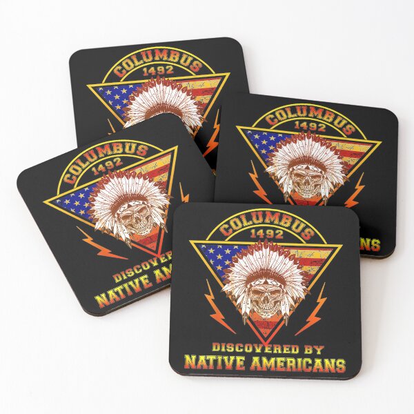 Item preview, Native Americans Discovered Columbus 1492 designed and sold by Jackwidforss.