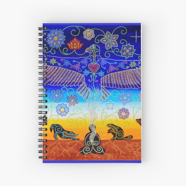 ᓇᓈᐢᑯᒧᐃᐧᐣ ~ nanâskomowin ~ gratitude Spiral Notebook