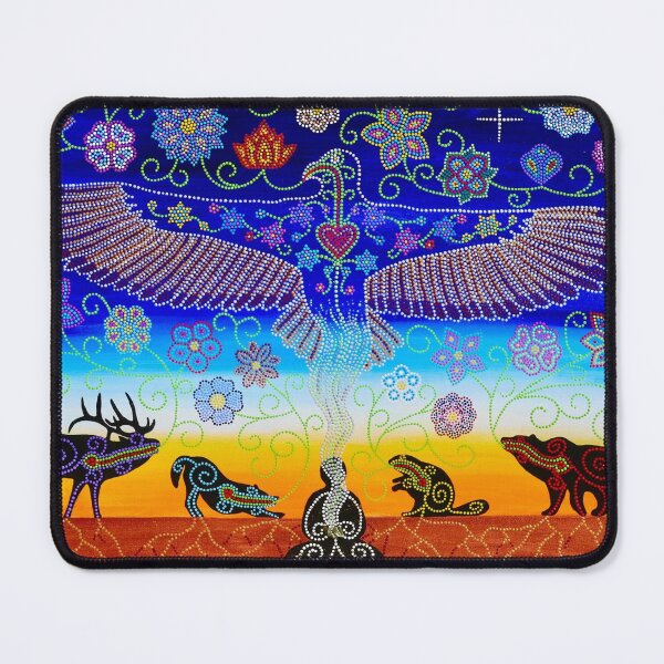Item preview, ᓇᓈᐢᑯᒧᐃᐧᐣ  ~ nanâskomowin ~ gratitude designed and sold by miyotehiskwew Karlee Fellner.