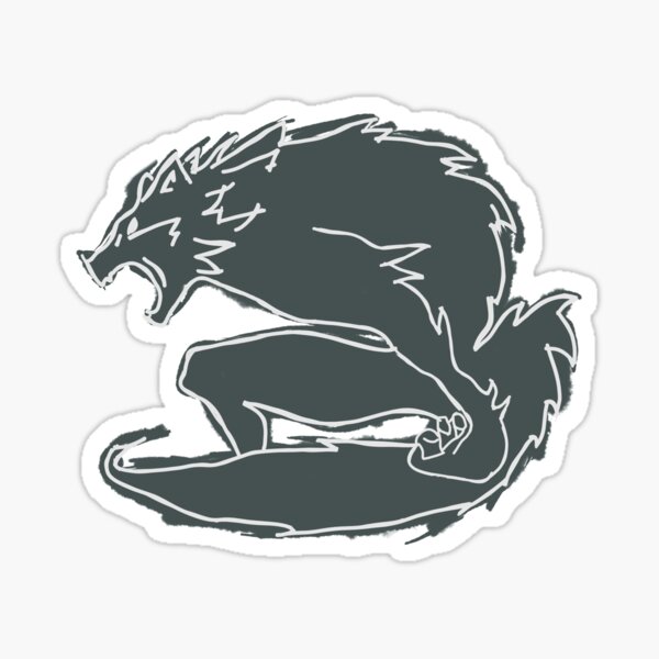 Vista previa del artículo con la obra «86 - Ochenta y seis marcas personales Wehrwolf Raiden Shuga acuarela», diseñado y vendido por BipppityBoppity.