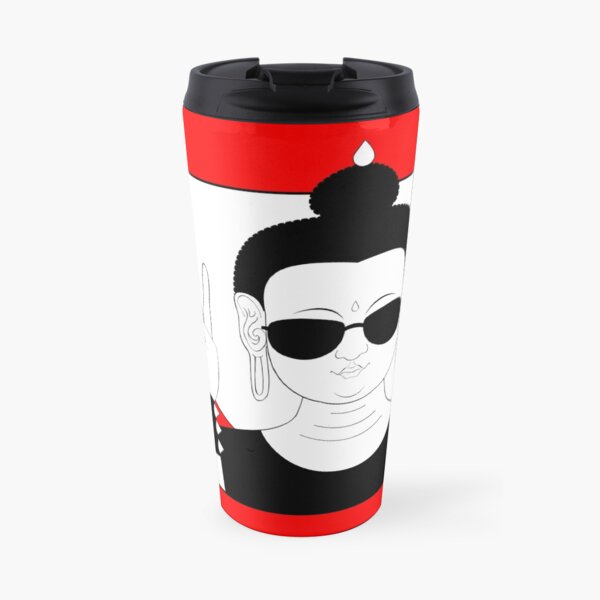The Heavy Metal Buddha Travel Mug