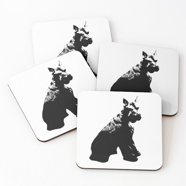 Item preview, Giant Schnauzer Minimalist Dog Art designed and sold by ElegantCat.