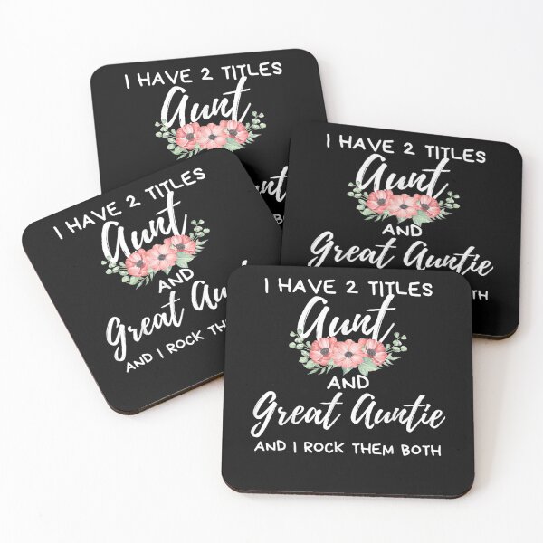 Item preview, I Have Two Titles Aunt and Great Auntie I Rock Them Both designed and sold by CuthbertShop.