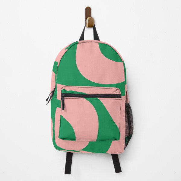 Item preview, Swirly Pink and Green Retro Modern Abstract designed and sold by kierkegaard.