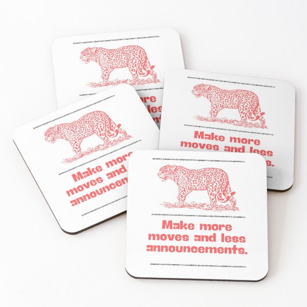 Item preview, Make more moves and less announcements designed and sold by Boleirov.