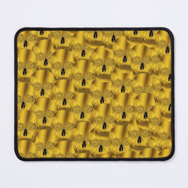 Item preview, Skull with gold pattern designed and sold by Astralia.
